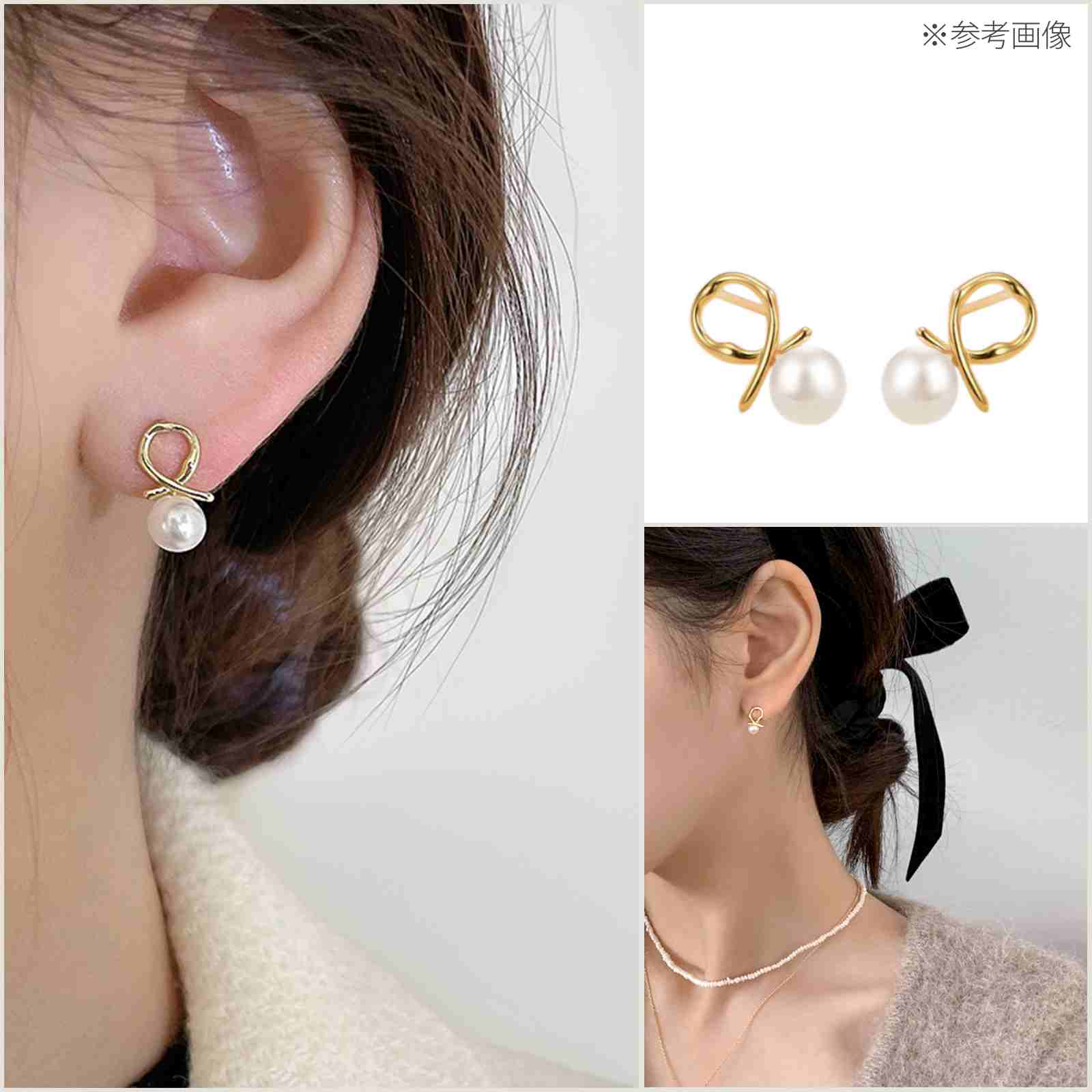 Jadymoon ブランド スタッドピアス 軟骨ピアス シルバー925 18kコーティング パール 可愛い シンプル 軽い カジュアル おしゃれ トレンド 上品 通勤 デイリー ドレス ギフト プレゼント アレルギー対応 ストレスフリー ゴールド シルバー