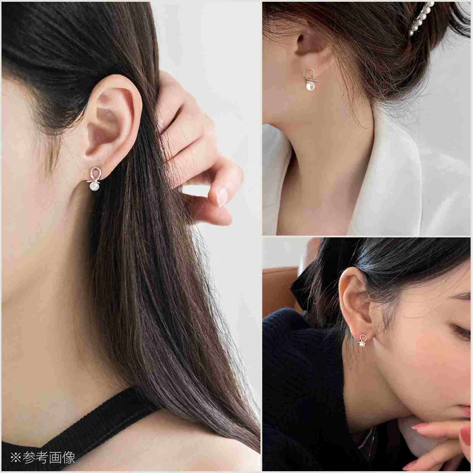 Jadymoon ブランド スタッドピアス 軟骨ピアス シルバー925 18kコーティング パール 可愛い シンプル 軽い カジュアル おしゃれ トレンド 上品 通勤 デイリー ドレス ギフト プレゼント アレルギー対応 ストレスフリー ゴールド シルバー